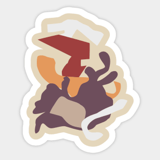 Abstract Shapes #2 Sticker